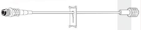 Set Extension IV Extension Set Needle-Free Port Micro Bore 8 Inch Tubing Without Filter (1/EA 50/BX 200/CS) by Baxter  ID 2N3374